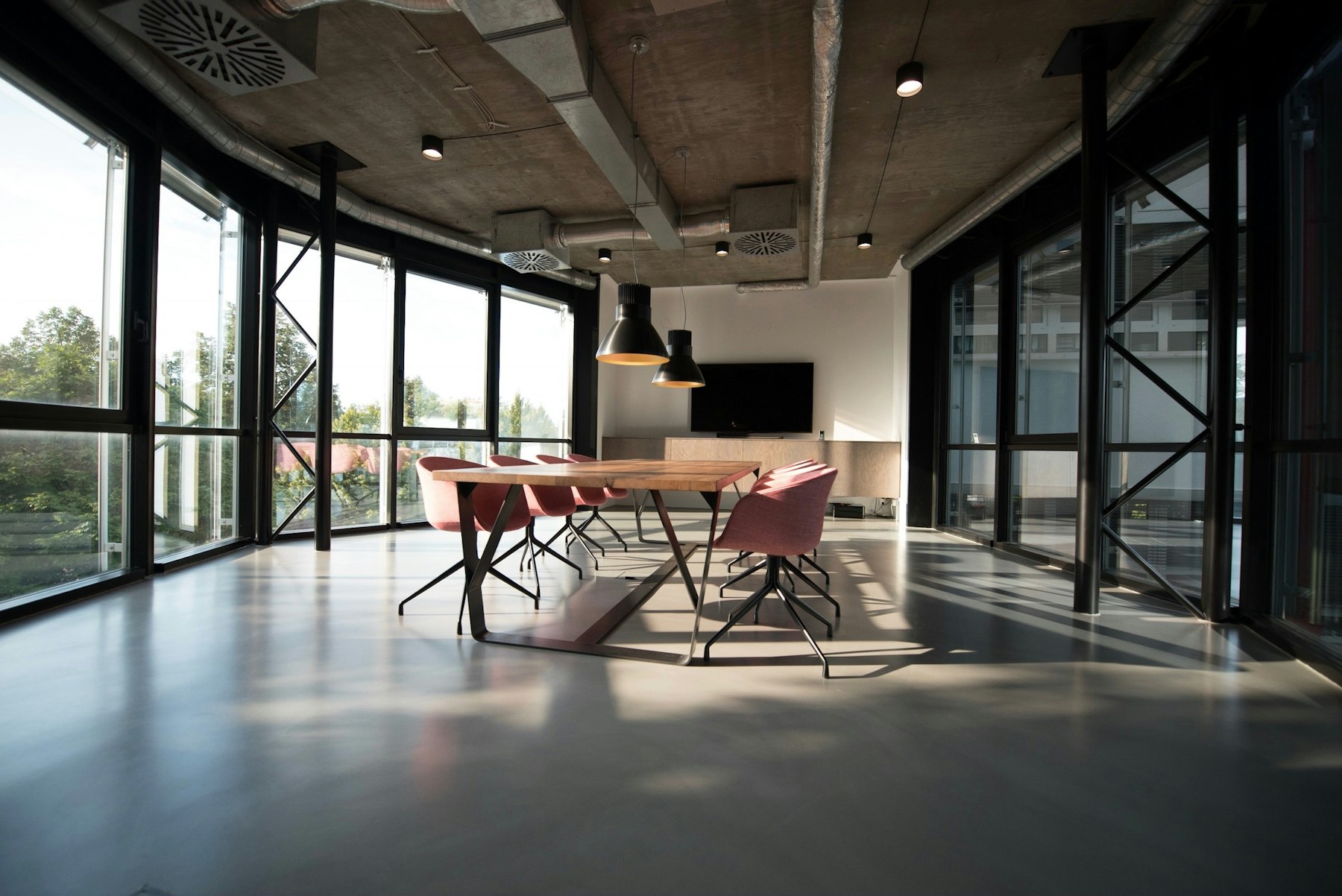 Modern shared amenity space requiring presentation cleaning