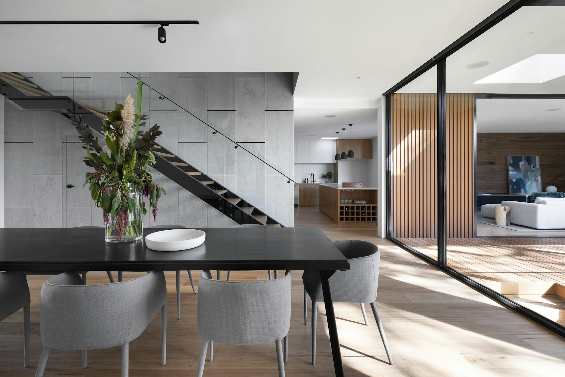 Newly completed luxury residence prepared for final builder cleaning
